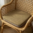 thumbnail image 1 of MMJ Linen Chair Cushion Square Non Slip for Dining Chair Home Office 13.8x13.8in, 1 of 7