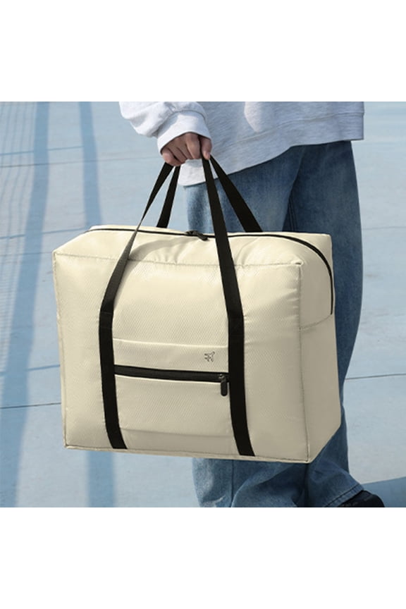 Luggage Bag Foldable Travel Bag Large Capacity Moving Storage Bag for Clothing Waterproof Portable 16.9x6.6x13.5in