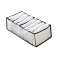 thumbnail image 1 of MMJ Mesh Storage Box Closet Organizers and Storage Foldable Clothes Dividers for Jeans T Shirts Leggings 14.17x9.84x7.87in, 1 of 7