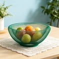 thumbnail image 1 of MMJ Metal Wire Mesh Fruit Bowl Multi Purpose Iron Storage Basket for Kitchen Vanity Makeup Cosmetic Organizer 9.84x3.94x3.54in, 1 of 5