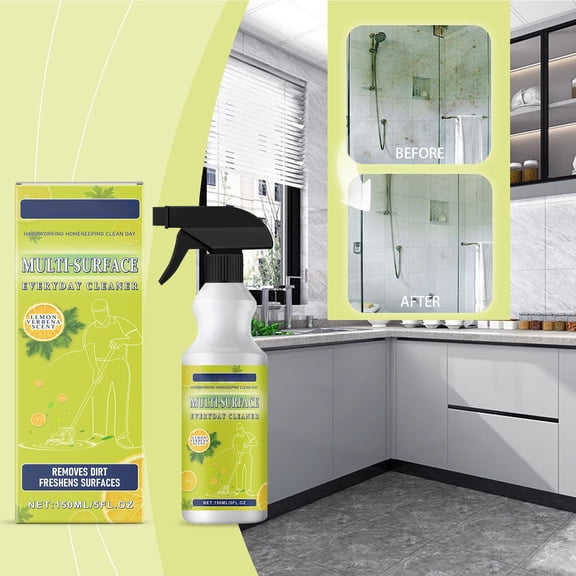 MMJ Multi Surface Everyday Cleaner 150ml Kitchen Bathroom Tile Glass Grease Stain Remover Household Cleaning Solution