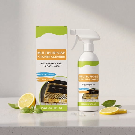 MMJ Multipurpose Kitchen Cleaner Spray 300ml All Surface Degreaser for Countertop Appliance Floor Daily Home Use