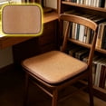 thumbnail image 1 of MMJ Natural Rattan Woven Seat Cushion Grass Mat Breathable Summer Cool Pad for Chair Sofa Office Kitchen, 1 of 7