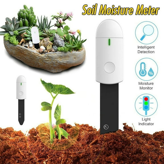 MMJ Soil Moisture Meter Plant Flower Sensor Probe Hygrometer Gardening Tester Tool Easy Read No Battery Required