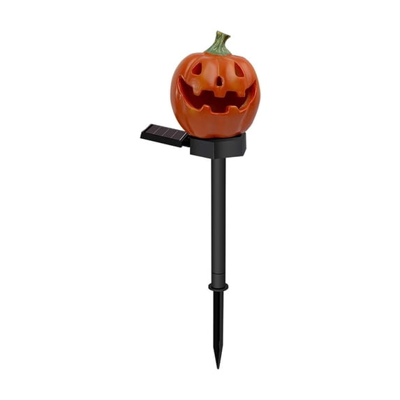 MMJ Solar Lights Outdoor, Halloween Pumpkin Stake Light, Auto On/Off, Waterproof Yard Garden Lawn Decor