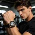 thumbnail image 1 of MMJ Solar Powered Electronic Watch Waterproof Sports Digital Multifunctional Luminous with Alarm, 1 of 9