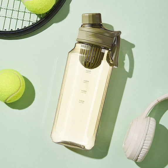 MMJ Sports Water Bottle 750ml with Tea Strainer BPA Free Leakproof Portable for Gym Outdoor 8x3x3in