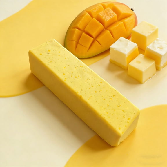 MMJ Squeeze Toys Mango Butter Bar Slow Rising Scented Stress Relief Fidget Cute Desk Decor for Office Travel