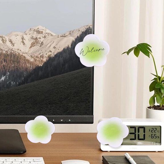MMJ Sticky Notes Gradient Color 30 Sheets 2.36x2.36in Mini Square Self Adhesive Memo Pads Office Desk Home Reminder