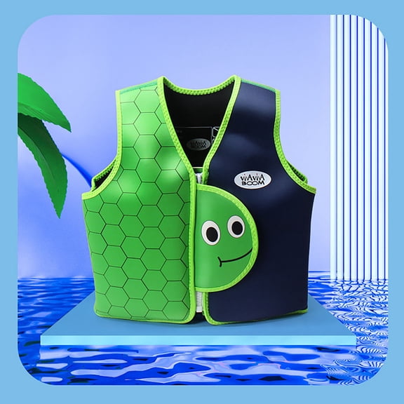 MMJ Swim Vest Buoyancy Jacket Training Aid Water Safety for Pool Beach Adjustable S M L Sizes
