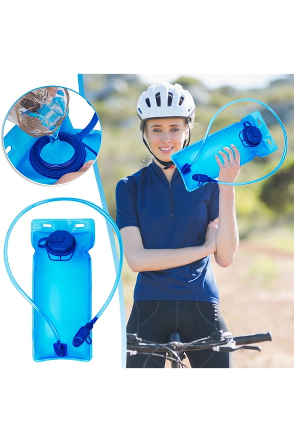 TPU Hydration Bladder 2L with Drinking Tube Leak Proof BPA Free for Hiking Camping Cycling Outdoor