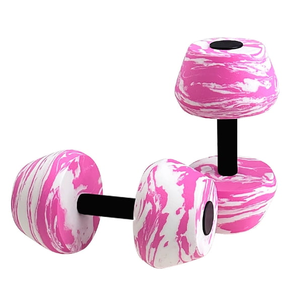 MMJ Water Aerobics Dumbbells 2 Pcs EVA Foam Pool Exercise Equipment for Swimming Training