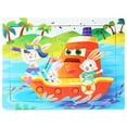 thumbnail image 1 of MMJ Wooden Cartoon Jigsaw Puzzle Educational Brain Teaser Preschool Learning 5.91x4.33in for Age 3 to Adult, 1 of 1