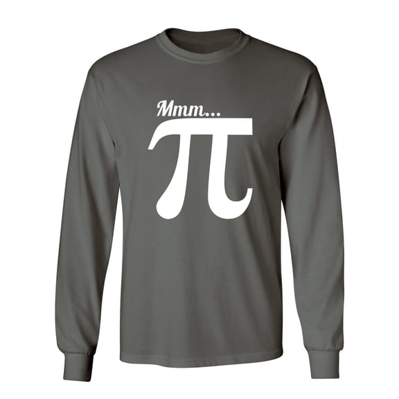MMM PI Sarcastic Novelty Gift Idea Adult Humor Funny Men's Long Sleeve Shirts