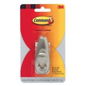 MMMFC12BN - Command Communications, Inc Adhesive Mount Metal Hook