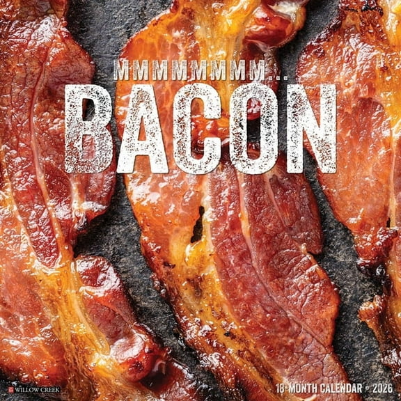 MMMMMMMM... Bacon 2026 Wall Calendar, (Paperback)