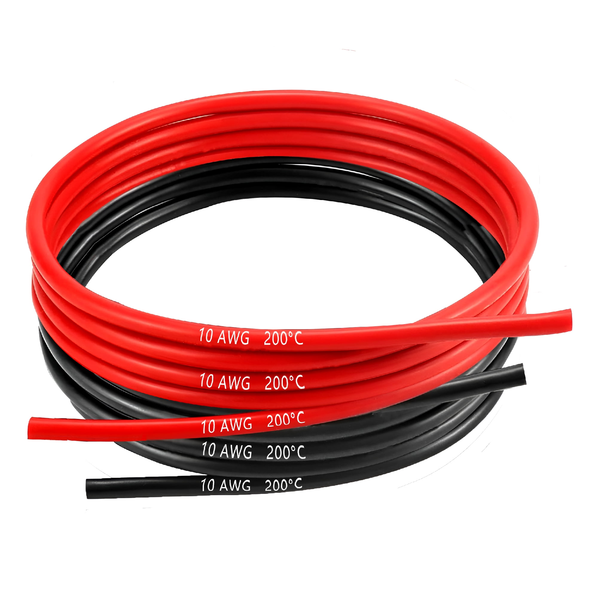 MMOBIEL 10 AWG Electrical Silicone Wire 10 Gauge (5,26mm²) Tinned