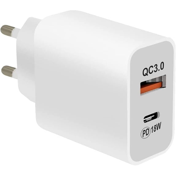 MMOBIEL 18W USB-C to USB-A Adapter – Universal Fast Charger Plug for ...