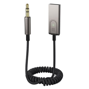 MMOBIEL Bluetooth AUX Adapter USB to 3.5mm Receiver with Mic
