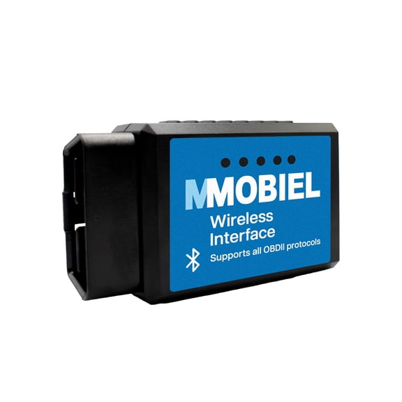 MMOBIEL Bluetooth OBD2 Scanner  Wireless Car Code Reader and Diagnostic Tool for iOS & Android, Upgraded V2.1, Compact Size