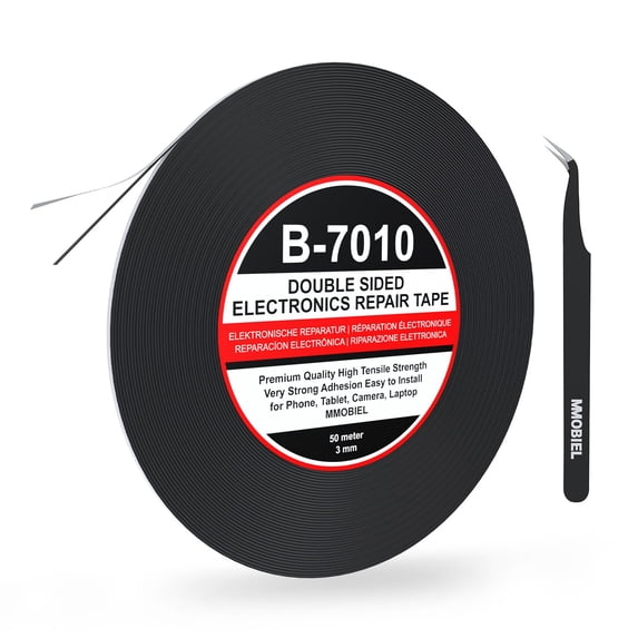 MMOBIEL Double Sided Tape 3mm 50m Black Repair Tape