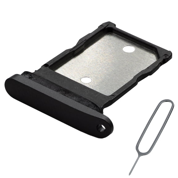 MMOBIEL Dual SIM Card Tray Compatible with Google Pixel 9 Pro XL  SIM Slot Tray Holder  Dual SIM Holder Replacement  Incl. SIM Card Removal Tool and Waterproof Rubber Ring - Black