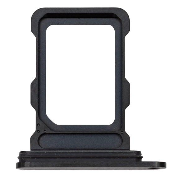 MMOBIEL Dual SIM Card Tray Compatible with iPhone 16 Pro / 16 Pro Max SIM Slot Tray Holder Dual SIM Holder Replacement Incl. SIM Card Removal Tool and Waterproof Rubber Ring - Black