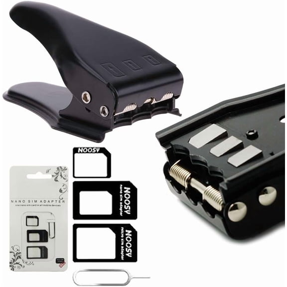 MMOBIEL 3-in-1 SIM Card Cutter with Adapters and Eject Pin