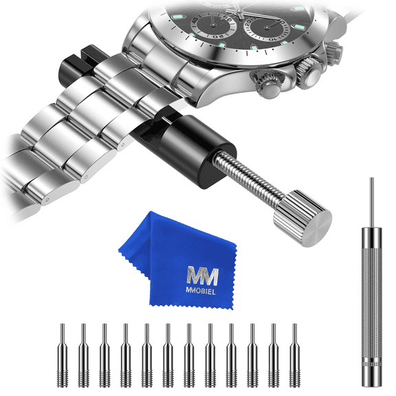 MMOBIEL Watch Link Removal Tool with 12 Extra Pins for Watch Bands