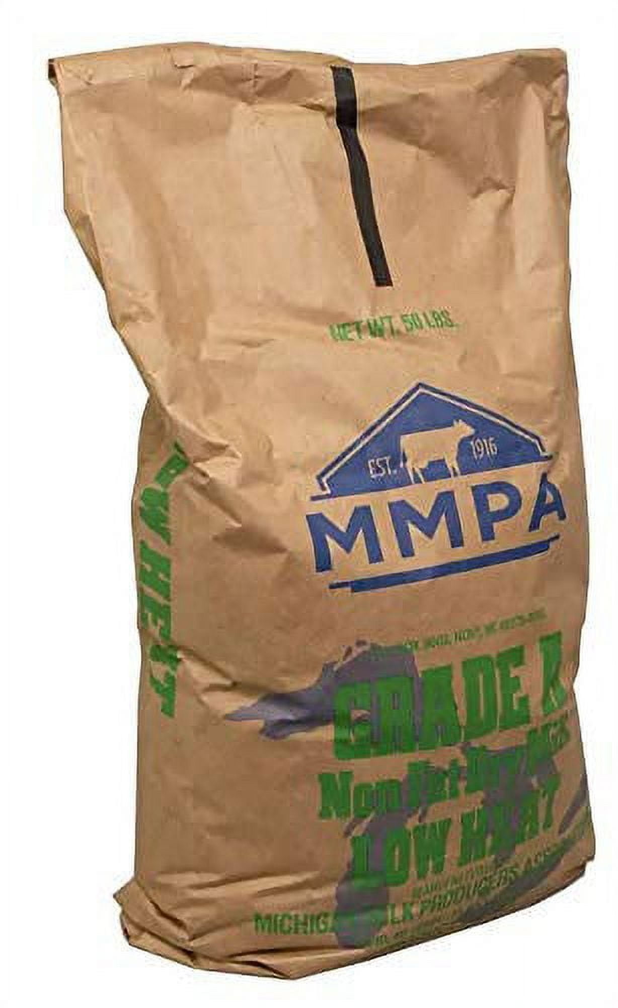 MMPA Grade A Low Heat Non-Fat Milk Powder, 50 Pound - 1 each.