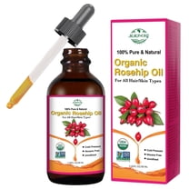 MMPANG Rose Rosehip Seed Oil for Face, USDA Organic Pure Rosehip Oil for Face, Unrefined Cold Pressed Rosehip Oil for Body,2oz