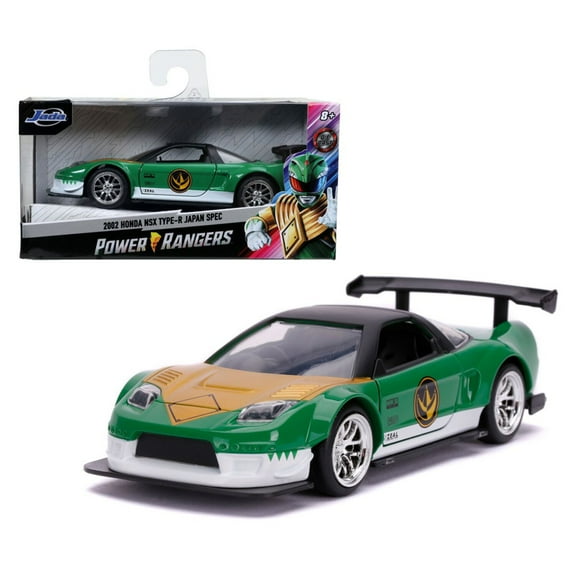 Jada Toys - 1:32 Power Rangers - 2002 Honda NSX Green Ranger Theme