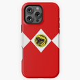 thumbnail image 1 of MMPR Red Ranger Dino Coin Phone Case for iPhone 16 15 14 13 12 11 Pro Max M890242, 1 of 2
