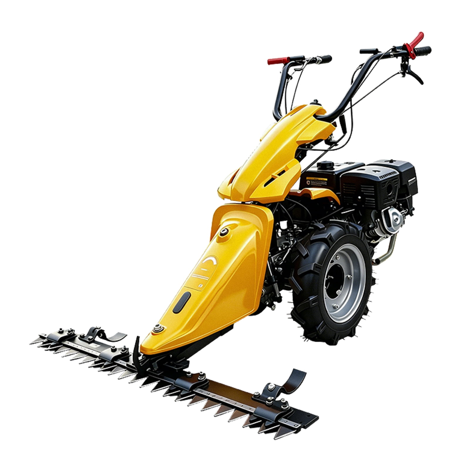 MMS 47'' Sickle Bar Mower, 13.5HP 420CC Self-propelled, Full Gear Transmission Tractor Mower Replaceable Attachment