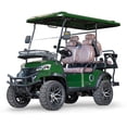 thumbnail image 1 of MMS 60V Electric Golf Cart, 4P Vehicle with 5KW Motor, 20 MPH Top Speed 44 Miles Range, Ages 16 and Up, Advanced Suspension, Rear &Front Storage, LCD Display, 1 of 13