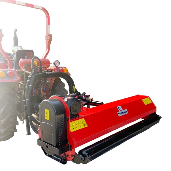 MMS 63"/1600mm PTO Powered 3 Point Heavy Duty Side Offset Flail Mower, Tractor Mower Attachment for 50-80 HP CAT 1&2 Tractor, Lawn Tractor Attachments Suitable for Quick Hitch, Model AGL160