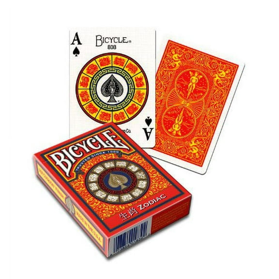MMS Cards Bicycle Zodiac by USPCC Trick