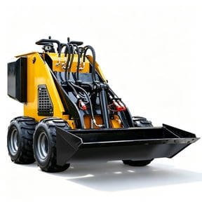 MMS Mini Skid Steer Loader 13.5HP 420CC EPA Briggs & Stratton Gas Engine Compact Wheel Loader MS360L