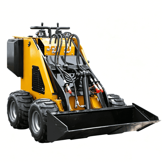 MMS Mini Skid Steer Loader 13.5HP 420CC EPA RATO Gas Engine Compact Wheel Loader MS360L