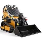 MMS New Mini Skid Steer Loader MS360T, 13.5HP 420cc RATO GAS Engine Stand-on Crawler Loader, Foldable Pedals Track Loader