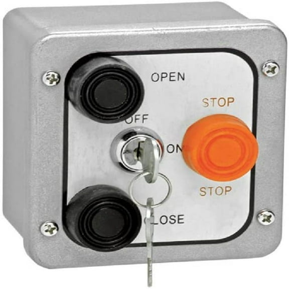 MMTC 3B4XL Nema 4X Exterior Three Button With Lockout Surface Mount Control Station