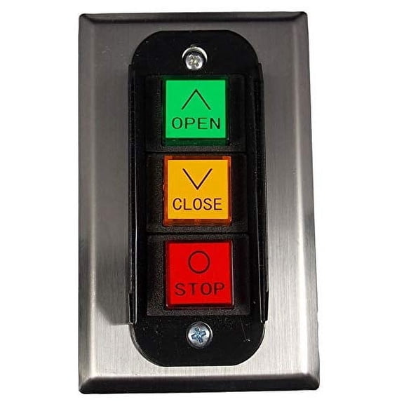 MMTC PBC-3 Nema 1 Three Button Interior Flush Mount Control Station Momentary
