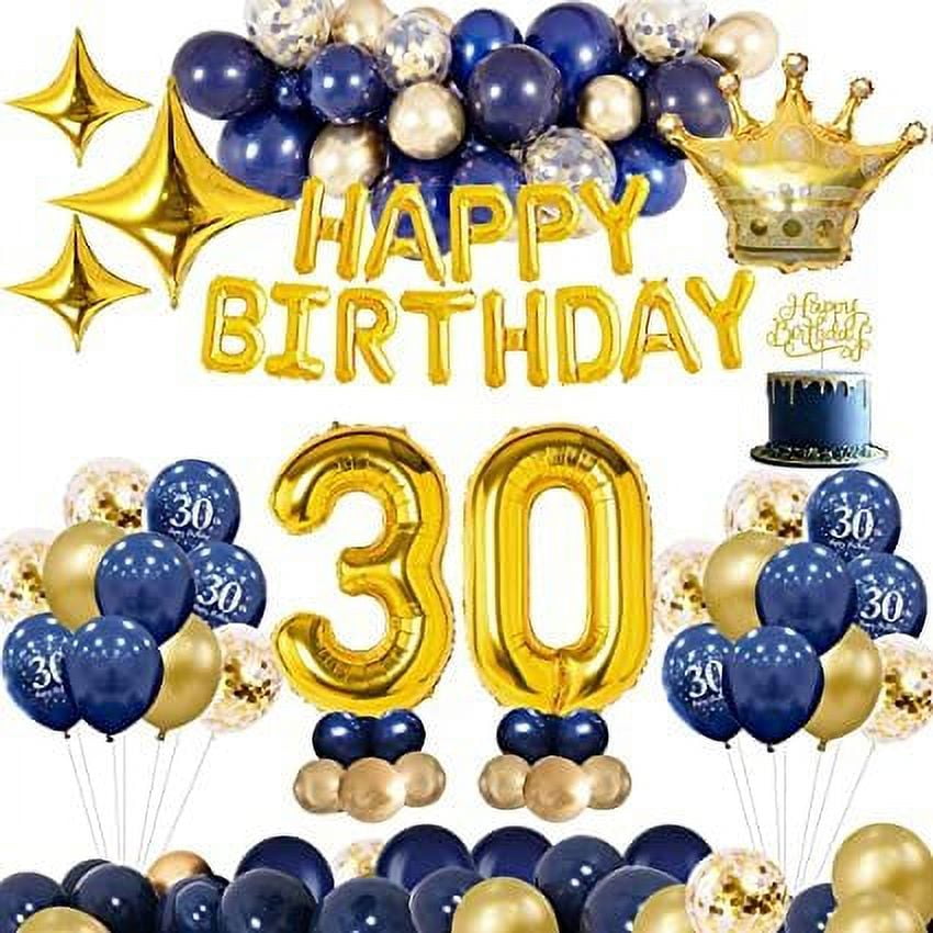 30th Pearl Wedding Anniversary Decorations, We Still Do 30 Years Cheers to  30 Years Anniversary Celebration Party Supplies - Balloon Cake Topper