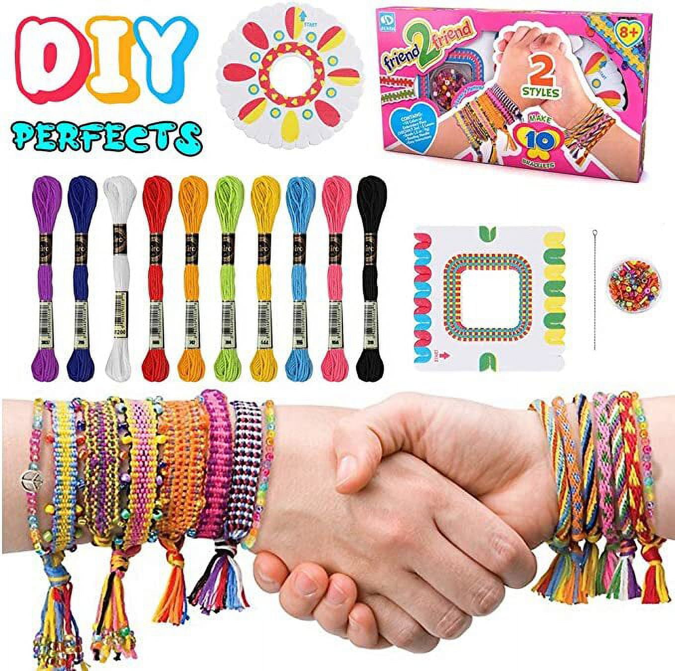 Buy Make Your Own Friendship Bracelet Kit, Rainbow Party Bag Fillers, Bulk  Bracelets, DIY Bracelets, Kids Party Activities, Crafts for Kids Online in  India - Etsy