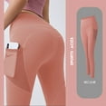 thumbnail image 1 of MMTX Leggings for Women Butt Lift High Waisted Tummy Control No See-Through Yoga Pants Workout Running with pocket, plum red, 1 of 10