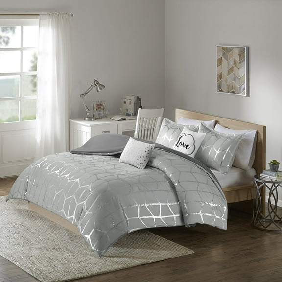 MMTX Metallic Printed Duvet Cover Set