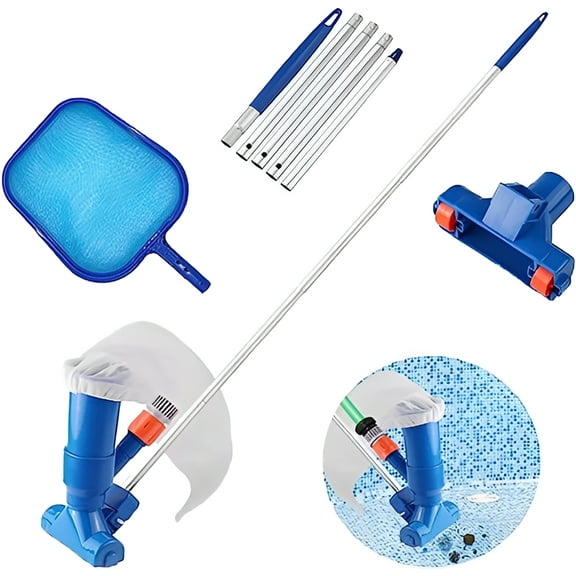 MMTX Pool Cleaning Kit, Pole Pool Maintenance Set for Above Ground Pools Spas Hot Tub Fountains