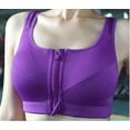 thumbnail image 1 of MMTX Racerback Sports Bras Padded Y Racer Back Cropped Bras Wireless Bra, Wireless Bra, ComfortFlex Fit Full-Coverage Brafor Yoga Workout Fitness Low Impact,,Purple,S, 1 of 9