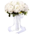 thumbnail image 1 of MMTX White Artificial Flower Bouquets for Wedding Decoration, 1 of 8