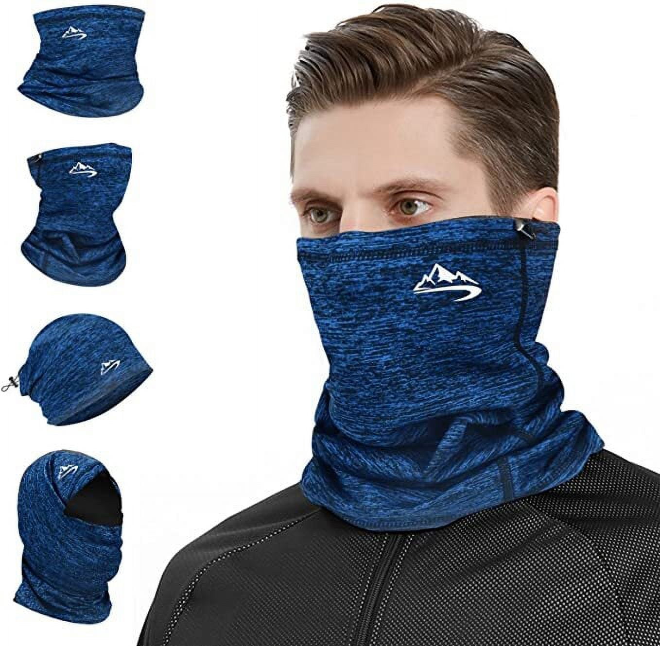 Winter Tubular Neck Warmer Multi-Use Unisex Neck Warmer Scarf Scarf  Headband UV Protection Elastic Neck Bandana Balaclava for Cycling Fishing  Hiking and Skiing 